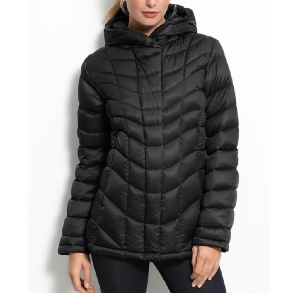 Women’s Patagonia Loft Downtown Black Duck Puffer Down Filled Jacket XS